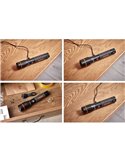 Linterna profesional de alto rendimiento LEDinspect PRO TORCH 1200Lm, muy potente, 5 modos de luz, IP44