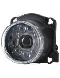 Faro principal LED redondo Cruce y Carretera 12/24V conector AMP 9005 – Compatible Fendt, Deutz-Fahr, Massey Ferguson, Valtra