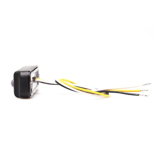 Barra LED mini advertencia Ambar 5 Programas XA1 EMC R10 IP68 12V 24V W285