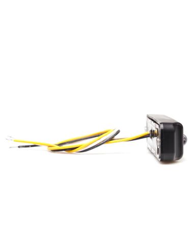Barra LED mini advertencia Ambar 5 Programas XA1 EMC R10 IP68 12V 24V W285