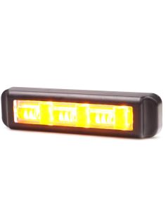 Barra LED mini advertencia Ambar 5 Programas XA1 EMC R10 IP68 12V 24V W285 2
