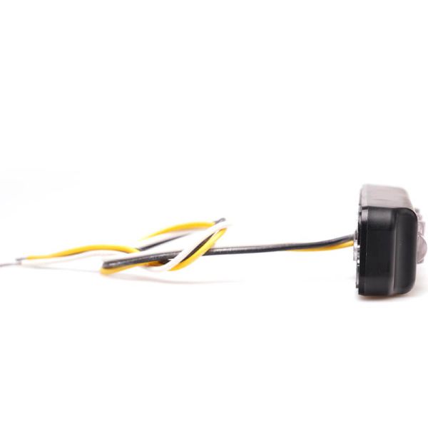 Barra LED mini advertencia Ambar 5 Programas XA1 EMC R10 IP68 12V 24V W285