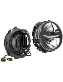Phare LED Ø 178 mm 12/24 V avec feux de jour et feux de position – Compatible avec Mercedes G W460/W461/W463 et VW Golf I