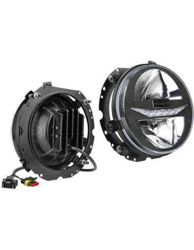 Faro principal LED Ø178mm 12/24V con DRL y posición – Compatible Mercedes G W460/W461/W463 y VW Golf I