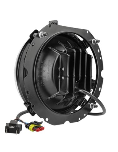 TRasera Faro principal LED Ø178mm 12/24V con DRL y posición – Compatible Mercedes G W460/W461/W463 y VW Golf I