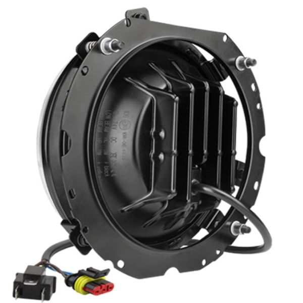 TRasera Faro principal LED Ø178mm 12/24V con DRL y posición – Compatible Mercedes G W460/W461/W463 y VW Golf I