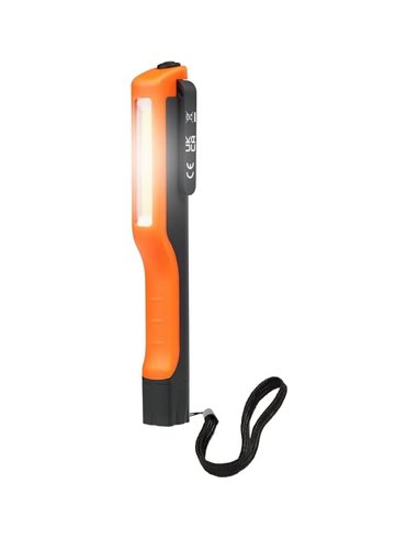 Linterna compacta LEDinspect POCKET 110 ESSENTIAL, LED COB, 110Lm 6500K, con clip giratorio e imán