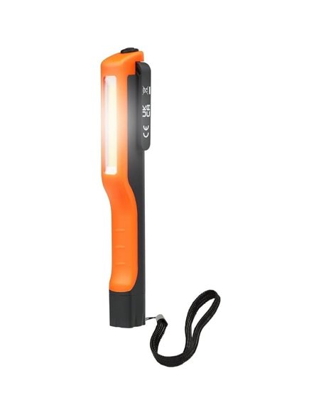 Lampe torche compacte LEDinspect POCKET 110 ESSENTIAL, LED COB, 110Lm 6500K, avec clip rotatif et aimant