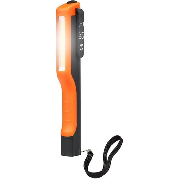 Linterna compacta LEDinspect POCKET 110 ESSENTIAL, LED COB, 110Lm 6500K, con clip giratorio e imán