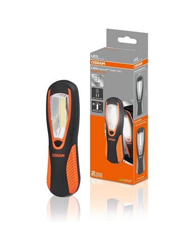 Lámpara de inspección LED portátil para espacios pequeños LEDinspect TASK 180 ESSENTIAL,con imán y gancho 360º