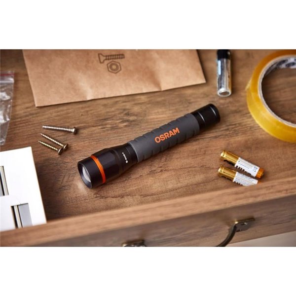 Lanterna portátil LEDinspect TORCH 350Lm ESSENTIAL, alto desempenho IP44, 3 modos de iluminação