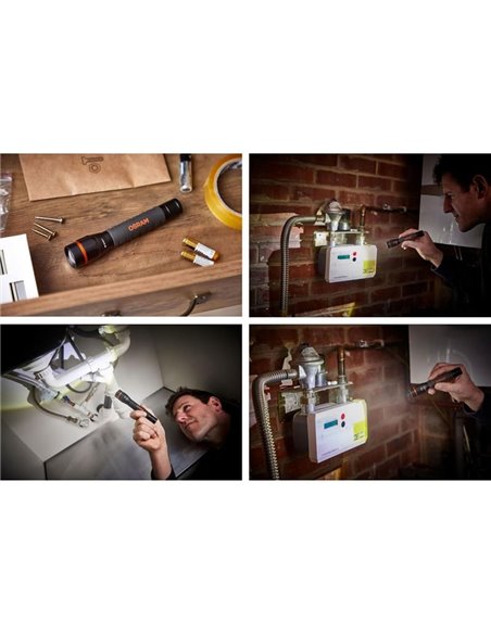 Lampe torche LEDinspect TORCH 350Lm ESSENTIAL, haute performance IP44, 3 modes d'éclairage