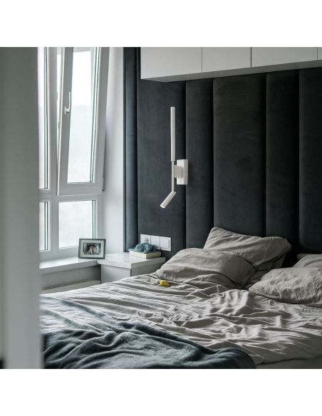 Aplique LED con lector blanco TORCH 6702 Mantra ambiente| LeonLeds