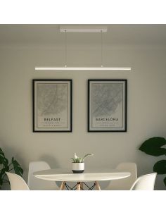 Lámpara de techo LED TORCH blanco 6825 Mantra | LeonLeds 2