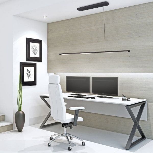 Lámpara de techo negro TORCH 11W LED Mantra ambiente| LeonLeds