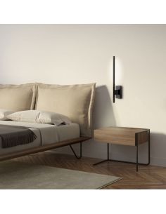 Aplique de parede LED TORCH Mantra Preto sem leitor | LeonLeds 2