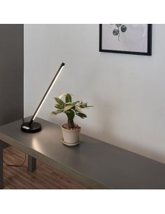 Lámpara de sobremesa LED 11W TORCH negra | LeonLeds 2