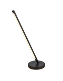 Lámpara de sobremesa LED 11W TORCH negra | LeonLeds