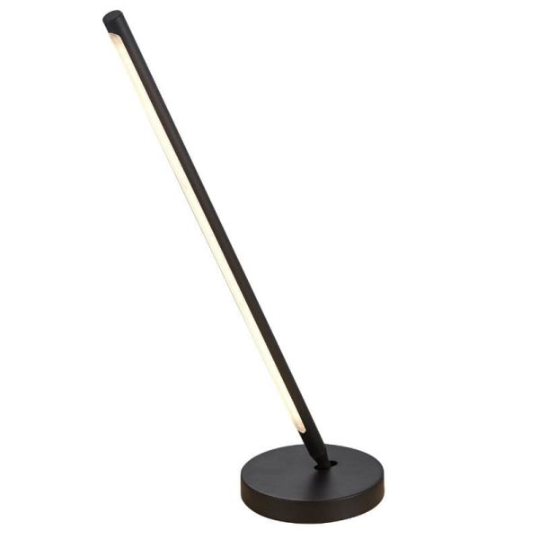 Lámpara de sobremesa LED 11W TORCH negra | LeonLeds
