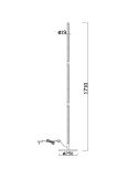 Lámpara de pie TORCH blanco 6735 Mantra | LeonLeds