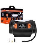 Inflador de neumáticos con luz LED TYREinflate 2120, manómetro digital 0-6,9 bar, 180W, 3 adaptadores
