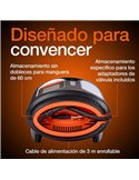 Inflador de neumáticos con luz LED TYREinflate 2120, manómetro digital 0-6,9 bar, 180W, 3 adaptadores