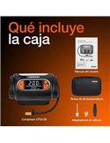 Inflador de neumáticos con luz LED TYREinflate 2130, manómetro digital con barra de progreso, 0-6,9 bar, 180W, + rápido, 3 adapt