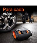 Inflador de pneus com luz LED TYREinflate 2130, manômetro digital com barra de progresso, 0-6,9 bar, 180 W, + rápido, 3 adaptado
