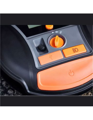 Compresor de neumáticos inalámbrico digital recargable y bomba de aire TYREinflate 6000, 0-5,5 bar, 180W, con luz LED