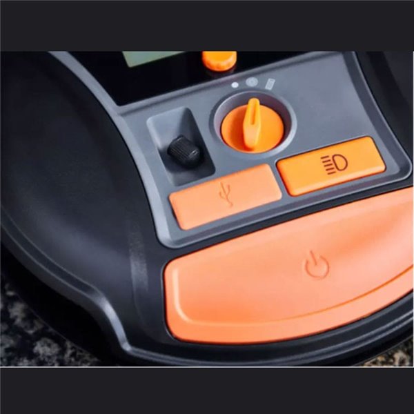 Compresor de neumáticos inalámbrico digital recargable y bomba de aire TYREinflate 6000, 0-5,5 bar, 180W, con luz LED