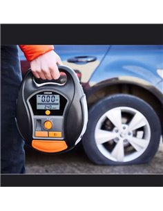 Compresor de neumáticos inalámbrico digital recargable y bomba de aire TYREinflate 6000, 0-5,5 bar, 180W, con luz LED 2