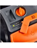 Compresor de neumáticos inalámbrico digital recargable y bomba de aire TYREinflate 6000, 0-5,5 bar, 180W, con luz LED