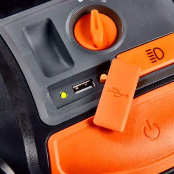 Compresor de neumáticos inalámbrico digital recargable y bomba de aire TYREinflate 6000, 0-5,5 bar, 180W, con luz LED