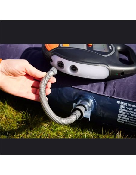 Compresor de neumáticos inalámbrico digital recargable y bomba de aire TYREinflate 6000, 0-5,5 bar, 180W, con luz LED