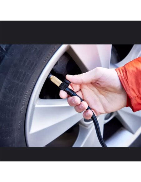 Compresseur et pompe à air numérique sans fil rechargeable TYREinflate 6000, 0-5,5 bar, 180 W, avec éclairage LED