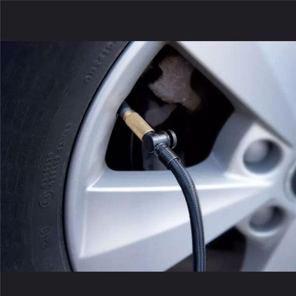 Compresseur et pompe à air numérique sans fil rechargeable TYREinflate 6000, 0-5,5 bar, 180 W, avec éclairage LED