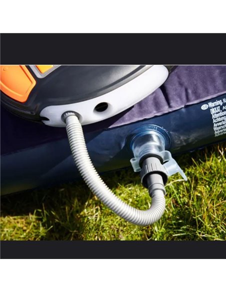 Compresor de neumáticos inalámbrico digital recargable y bomba de aire TYREinflate 6000, 0-5,5 bar, 180W, con luz LED