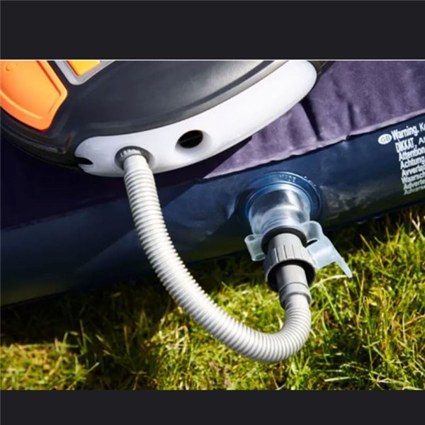 Compresor de neumáticos inalámbrico digital recargable y bomba de aire TYREinflate 6000, 0-5,5 bar, 180W, con luz LED