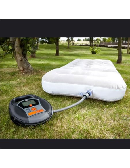 Compresor de neumáticos inalámbrico digital recargable y bomba de aire TYREinflate 6000, 0-5,5 bar, 180W, con luz LED