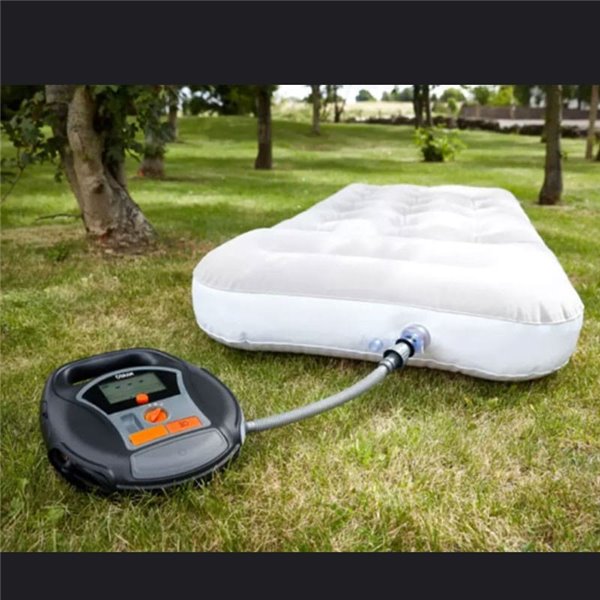 Compresor de neumáticos inalámbrico digital recargable y bomba de aire TYREinflate 6000, 0-5,5 bar, 180W, con luz LED