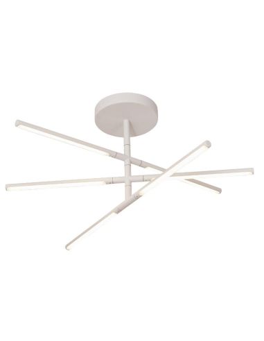 Plafón de techo LED blanca TORCH 6827 Mantra | LeonLeds