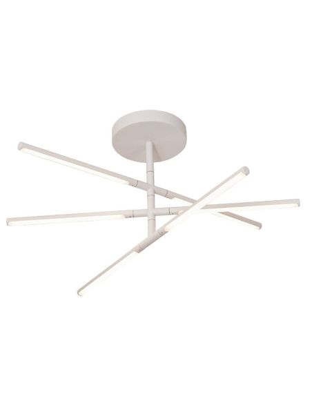 Plafón de techo LED blanca TORCH 6827 Mantra | LeonLeds