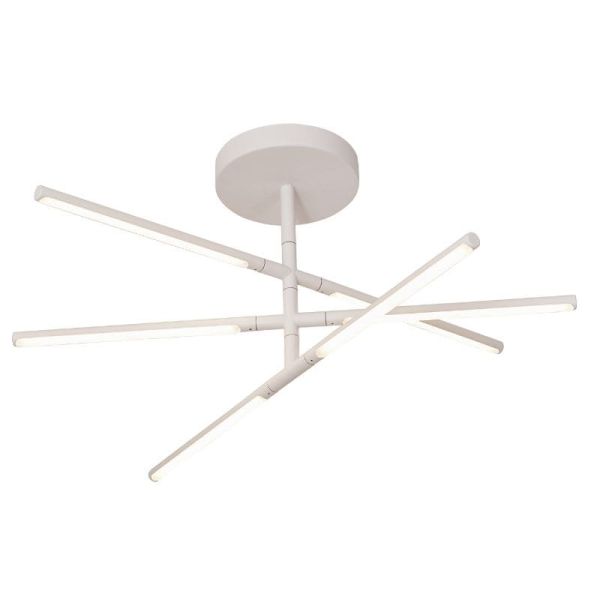 Plafón de techo LED blanca TORCH 6827 Mantra | LeonLeds