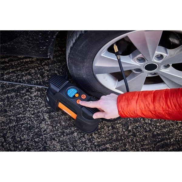 Compresseur de pneus numérique pour gros véhicules 12 V CC TYREinflate 830, 0-5,5 bar, 180 W,