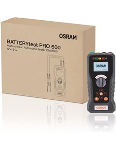 BATTERYtest PRO 600, testeur automobile multifonction 12 V/24 V pour la détection des défauts électriques