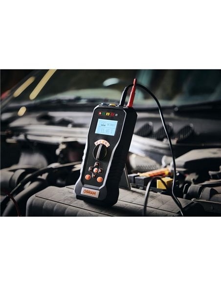 BATTERYtest PRO 600, testeur automobile multifonction 12 V/24 V pour la détection des défauts électriques
