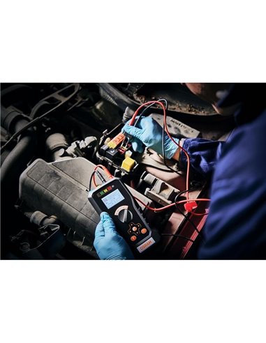BATTERYtest PRO 600, testeur automobile multifonction 12 V/24 V pour la détection des défauts électriques