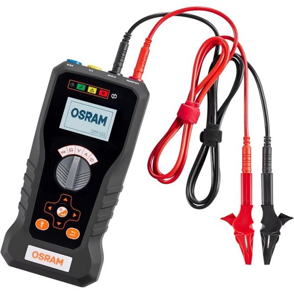 BATTERYtest PRO 600, testeur automobile multifonction 12 V/24 V pour la détection des défauts électriques