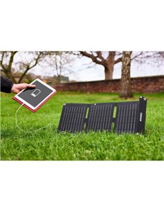 Panel solar plegable portátil BATTERYcharge SOLAR 20W, carga USB C y USB A, IP65 2