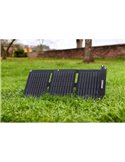 Panel solar plegable portátil BATTERYcharge SOLAR 20W, carga USB C y USB A, IP65